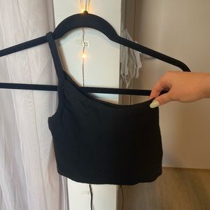 One shoulder shein top